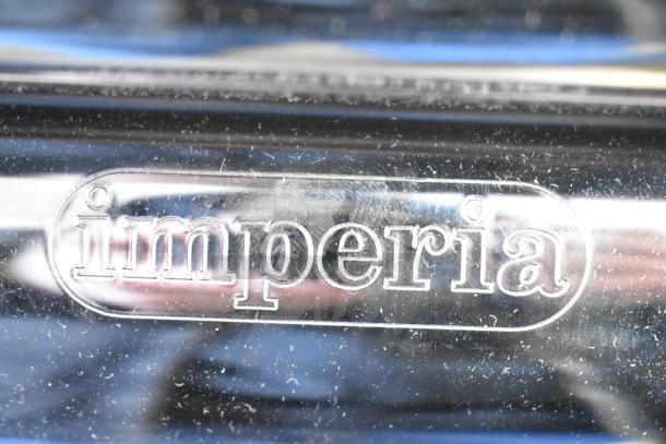 Imperia NSP Pasta Machine, scratch and dent, brand new, 120V, 1 phase, logo detail shown.