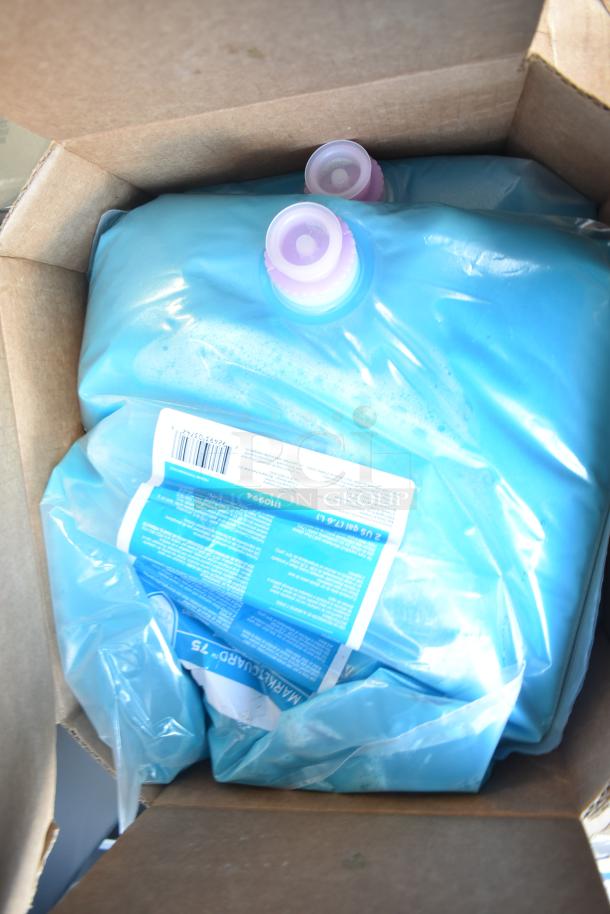 7 Ecolab Marketguard 75 ultra-concentrated pot and pan detergent in original packaging, sealed, with visible label details.