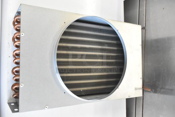 Brand new Avantco 17811539HC condenser coil for SS-2, SS-3, GDC40 models; minor scratches and dents visible.