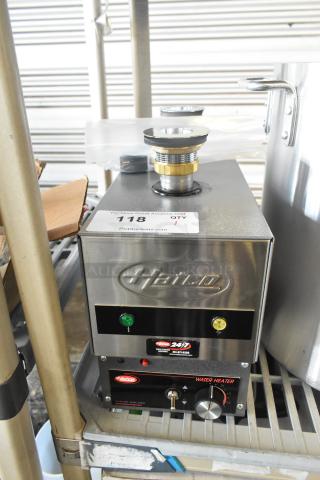 Brand new Hatco FR-9 Food Rethermalizer, dual phase, 208 volts, visible model label, slight scratches, for auction.