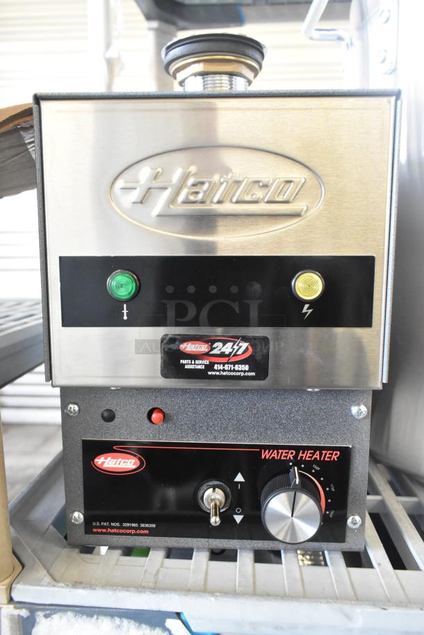 Brand new Hatco FR-9 Food Rethermalizer, 208V, dual phase; minor scratches. Features temp dial, power indicators.