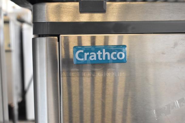 Crathco CS-1D/2E-16-290 drink dispenser base, brand new, stainless steel finish, 120 volts, no hoppers included.