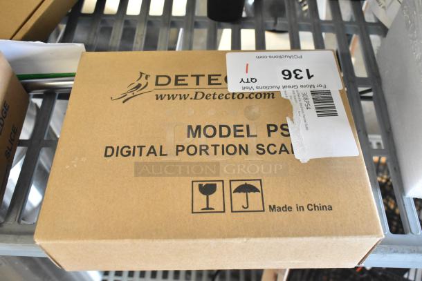 Cardinal Detecto PS4 4 lb. Electronic Portion Scale, new with scratch and dent damage, in original packaging. Model 308PS4.
