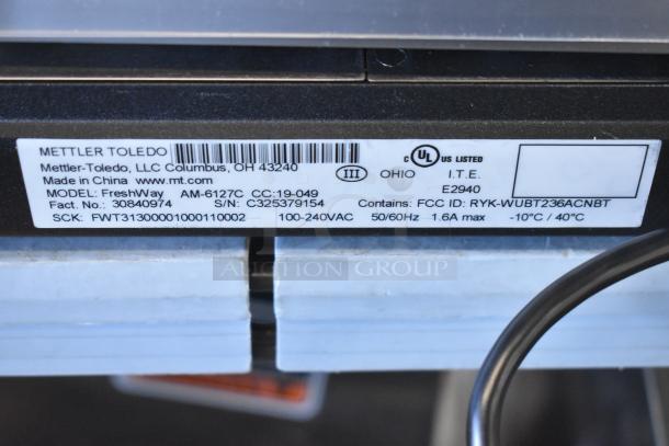 BRAND NEW Mettler Toledo FreshWay AM-6127C countertop scale, 100-240V. Tested, working; scratch and dent condition.