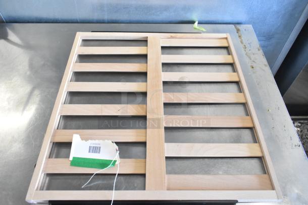 Wooden rack component, part of AvaValley set, brand new with minor scratches. Barcode tag indicates item 3460017.