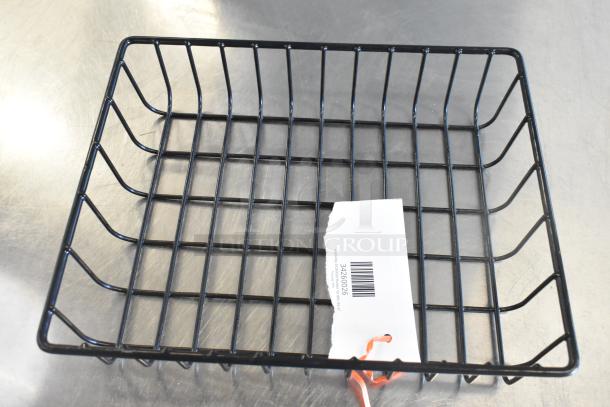 Black wire basket, AvaValley brand, new condition, minor scratches. Includes a label with barcode: 34260026.