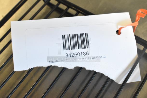 AvaValley rack with barcode tag showing "34260186" and "Mini Shelf for WBRC-32-DZ". Brand new, scratch and dent item.