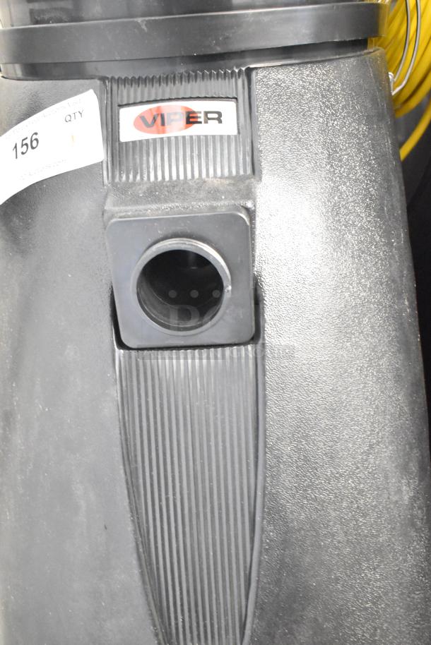 Viper SN18WD Shovelnose Wet/Dry Vacuum, 120V, 1 phase, black with visible logo and label indicating "156".