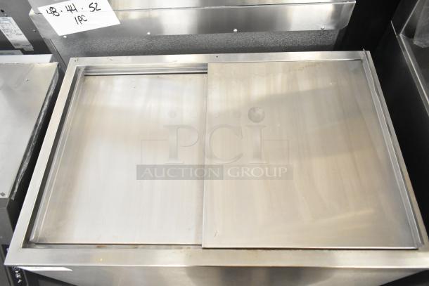 Brand new H&K 52473-1 stainless steel French fry freezer with fry basket holder, commercial casters, 115V, 1 phase.