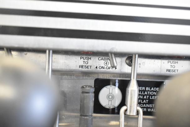 Electro Freeze 88T-RMT-137 soft serve machine controls, showing "Push to Reset" and "Cabin On-Off" labels.