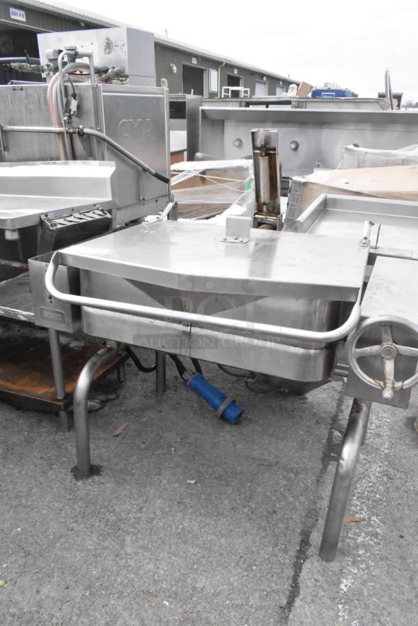 Groen FPC-3C commercial braising pan, electric, manual tilt, stainless steel, 208V, 3-phase, in used condition.