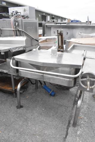 Groen FPC-3C commercial braising pan, electric, manual tilt, stainless steel, 208V, 3-phase, in used condition.