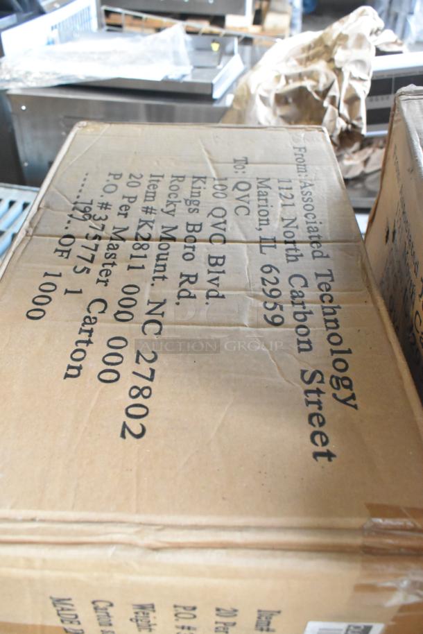 Box of K2811 Nut Master Nutcracker/Bottle Opener, scratch and dent condition, marked for QVC, 4 boxes available.