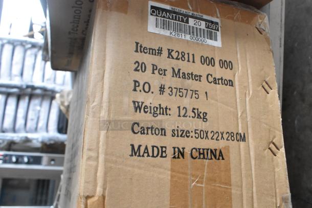 Boxes labeled K2811 Nut Master Nutcracker/Bottle Opener, "Made in China," weight 12.5kg, carton size 50x22x28cm.