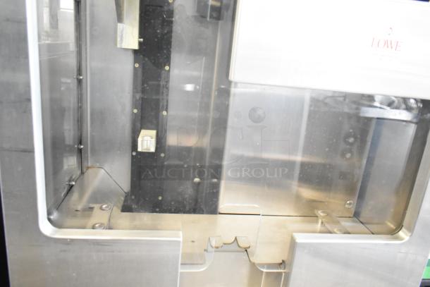 JBT 2ND-GEN-MFJ-HE Fresh N Squeeze commercial citrus juicer, stainless steel interior, on casters, 115V, 1 phase.