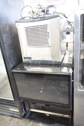 2022 Scotsman NH0622A-1B stainless steel ice head on Lancer TP30 beverage dispenser with touchscreen. 115V, 1 phase.