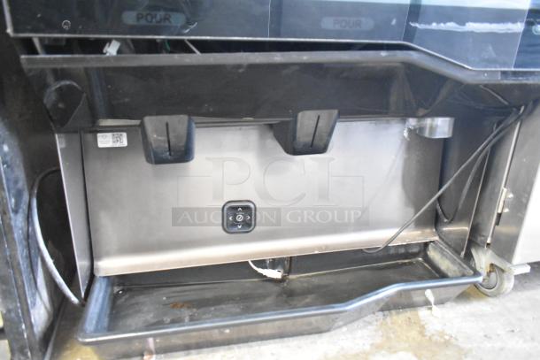 2022 Scotsman NH0622A-1B ice head on Lancer TP30 dispenser, touchscreen, stainless steel, automatic agitation. 115V, 1 phase.