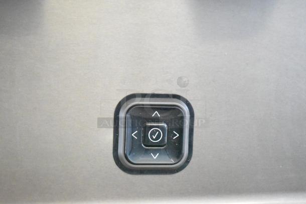 2022 Scotsman NH0622A-1B ice head on Lancer TP30 dispenser. Stainless steel, touchscreen, automatic agitation, 115V, 1 phase.