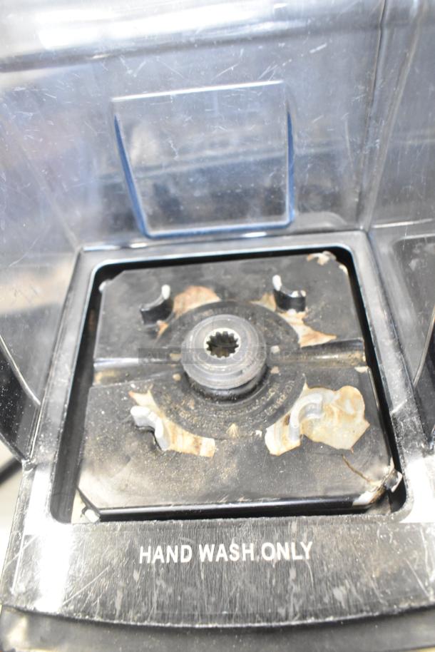 2022 Vita-Mix VM0145 countertop blender base, no pitcher, 115 volts, 1 phase, with "Hand Wash Only" label, visible wear.