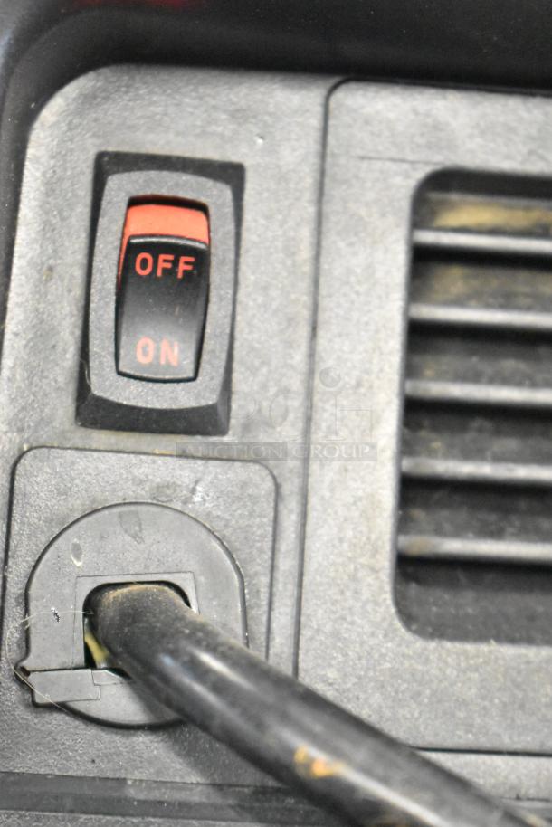 2022 Vita-Mix VM0145 blender base, black, showing on/off switch and power cord, no pitcher included. 115 volts, 1 phase.