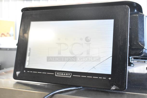 Hobart commercial countertop food portioning scale, tested and working, 120/208-240V, 1 Phase. Visible Hobart logo.