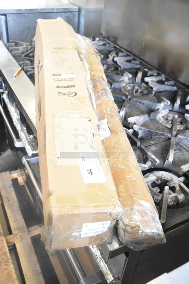 Two new items in cardboard packaging labeled "164EASEL63MH" and "460EBP54", showing minor box wear.