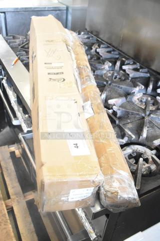 Two new items in cardboard packaging labeled "164EASEL63MH" and "460EBP54", showing minor box wear.