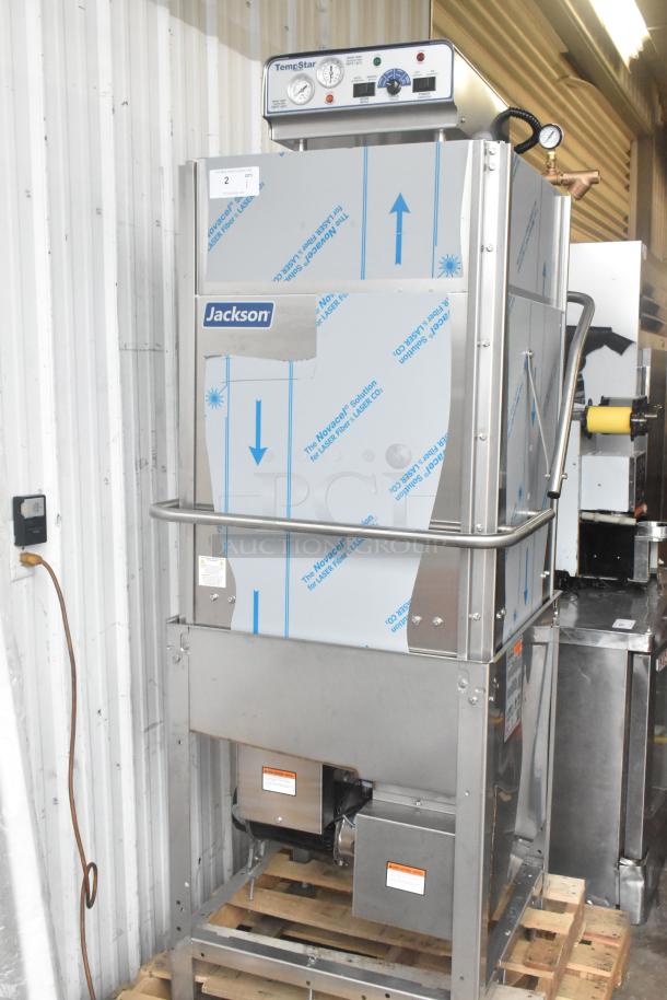 Brand new 2023 Jackson TempStar HH-E dishwasher, high hood, scratch and dent. Electric booster, 208/230V, 1 phase.