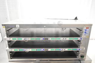 Brand new 2021 Prince Castle EHB24-2 commercial countertop holding bin, scratch and dent, 208-240V, 1 phase.