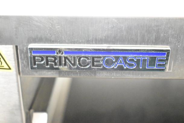 Brand new 2021 Prince Castle EHB24-2 countertop holding bin. Scratch and dent condition, 208-240V, 1 Phase. Model label shown.