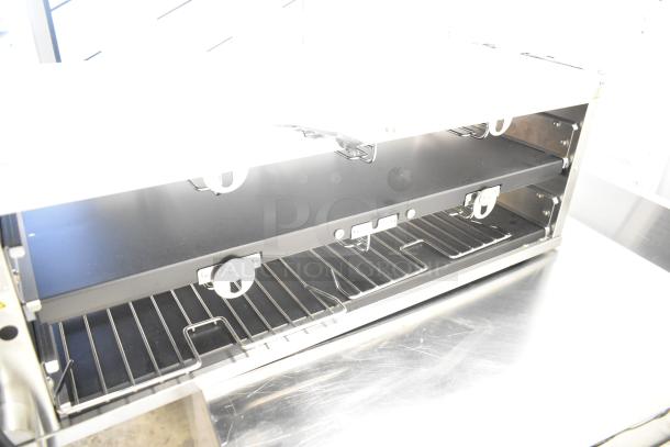 Brand new 2021 Prince Castle EHB24 commercial holding bin, scratch and dent, dual shelves, 208-240V, 1 phase.