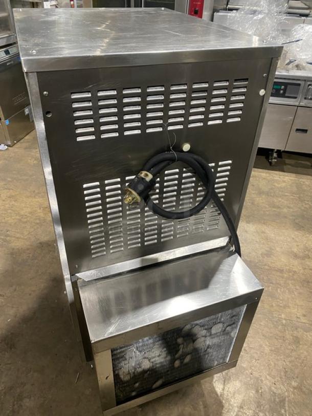 ColdElite Lab500 Gelateria Series stainless steel ice cream/gelato machine, electric, 2-speed, on casters, SN: 565602.