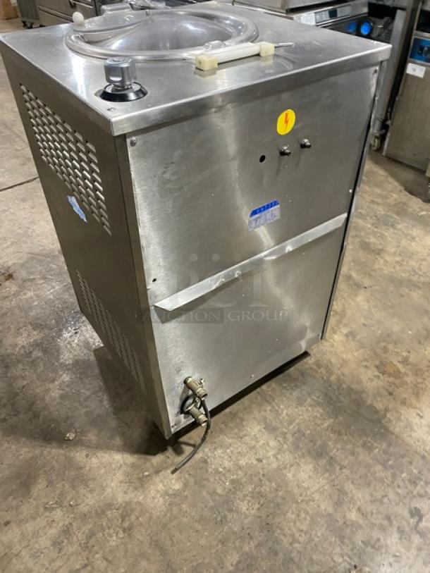 Carpigiani PASTOCREMA 55 cream cooker/pasteurizer, stainless steel, electric, 220V, 3 Phase, on casters, SN: 387735.