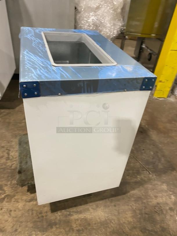Master-Bilt 32" ice cream dipping cabinet, model DC-2S. Features flip style lid, commercial grade, new condition.