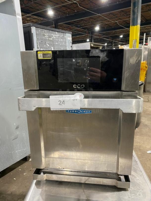 TurboChef ECO high-speed rapid cook oven, 2021 model, stainless steel, electric, one-touch control, 208/240V, countertop unit.