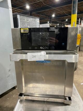 TurboChef ECO high-speed rapid cook oven, 2021 model, stainless steel, electric, one-touch control, 208/240V, countertop unit.
