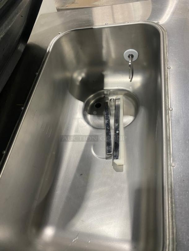 Taylor 340D-27 stainless steel frozen beverage machine, single uncarbonated slush hopper, electric-powered, 208-230V, 1 Phase.