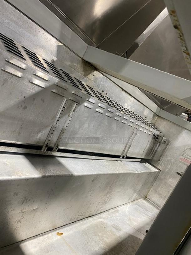 Continental SW7230M stainless steel 3-door refrigerated bain marie prep table. Includes casters, model SW72-30M, SN 143B8865.