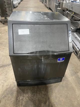 Manitowoc NEO UYF0140A-161B ice maker/bin combo, stainless steel, air-cooled, half-dice cubes, electric, 115V, serial 310473363.
