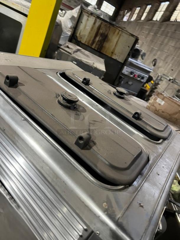 Taylor 632-33 stainless steel dual shake and soft serve freezer with mixer, on casters, 208/230V 3-phase, visible wear.