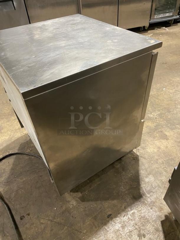 Piper Products RCM051S commercial stainless steel undercounter blast chiller, electric, digital controls, built-in pan rack.