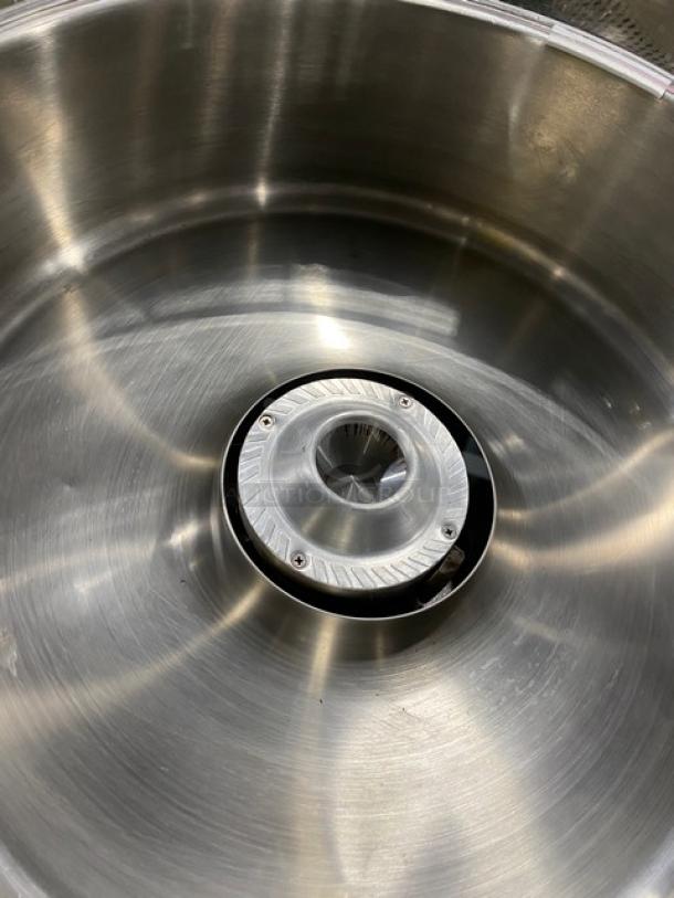 Olde Midway Spin-2000 cotton candy machine stainless steel 20" bowl interior. Model: CONCOTSP2000CRT.