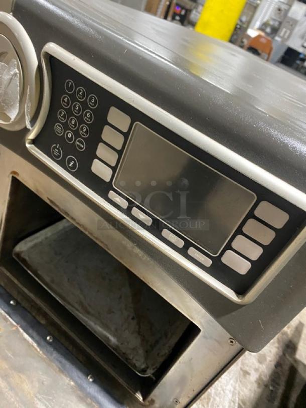 2017 Turbo Chef NGO rapid cook turbo oven, black. Features keypad control, touch screen. 208/240V, 1 phase.