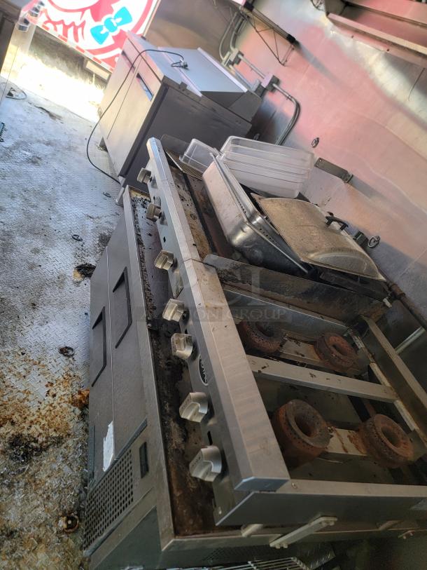 2021 Diamond Cargo 24' mobile kitchen with Royal cooking suite, Nor-Lake refrigeration, and Ansul system. Needs cleaning.