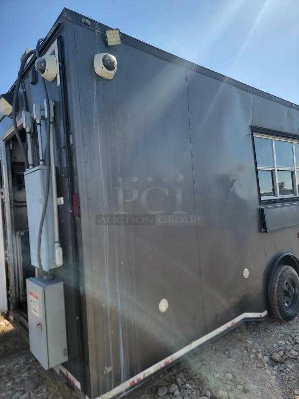 2020 Diamond Cargo 28' food trailer with Black Diamond cooking gear and Arctic Air refrigeration, in used condition.