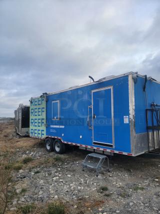 2021 Rock Solid Cargo 8.5' x 24' Fully-Equipped Ghost Kitchen Food Trailer — 14,000 lb GVWR — Dual Axle — Imperial Fryers, Wells Griddle, CaptiveAire Hood, Arctic Air Refrigeration, Mini-Split HVAC — VIN: 7H2BE2426MD037994 See video in description below 👇