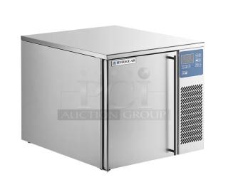 BRAND NEW Beverage-Air CounterChill CF031AG stainless steel 3-pan blast chiller. Solid door, 22" wide, 115V 1 Phase.