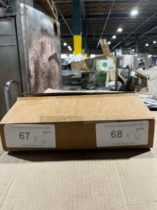 Brand new black condiment caddie model SC-66, in box of six. Perfect for commercial use, enhancing organization.