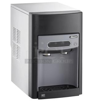 BRAND NEW Follet 15CI100A countertop stainless steel ice/water dispenser, 2016 model, drip tray included, 115V, 1 Phase.