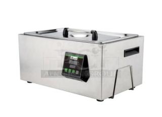 BRAND NEW! Winco Spectrum Series Commercial Stainless Steel Electric Powered Countertop 7.4 Gal. Sous Vide Cooker/Thermal Circulator! With Digital Control Panel! Model: ESVC-28! 110–120V 1 Phase!